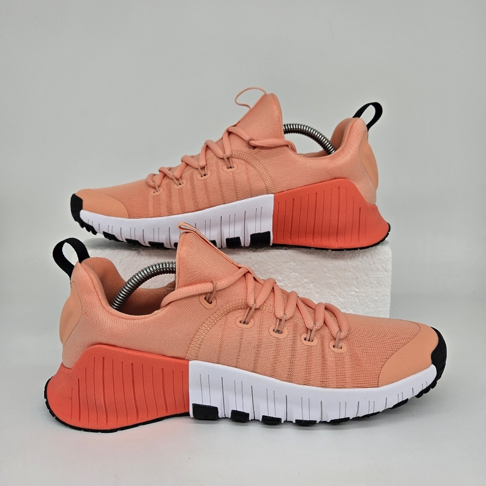 Nike Free Metcon 6 Apricot Agate Turf Orange Women's Workout Shoes Size 8 New - Picture 6 of 8
